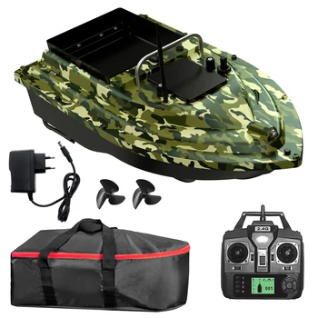 D16E GPS 낚시 미끼 보트, 대형 미끼 컨테이너 포함, 400-500m 원격 범위 자동 미끼 보트 