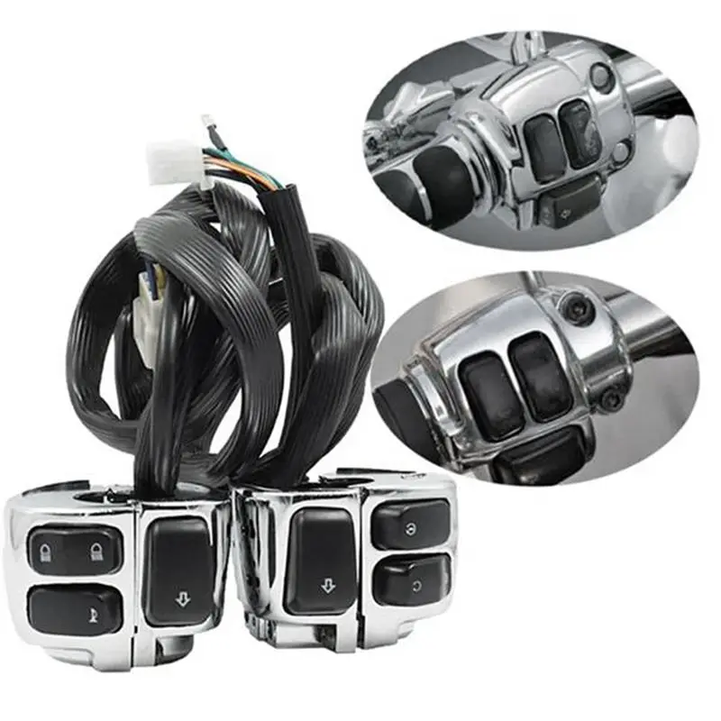 Dependable-Motorcycle Handlebar Turn Signal Control Switch 25MM Handlebar Switch For XL883 Sportster Dyna V-ROD Softail