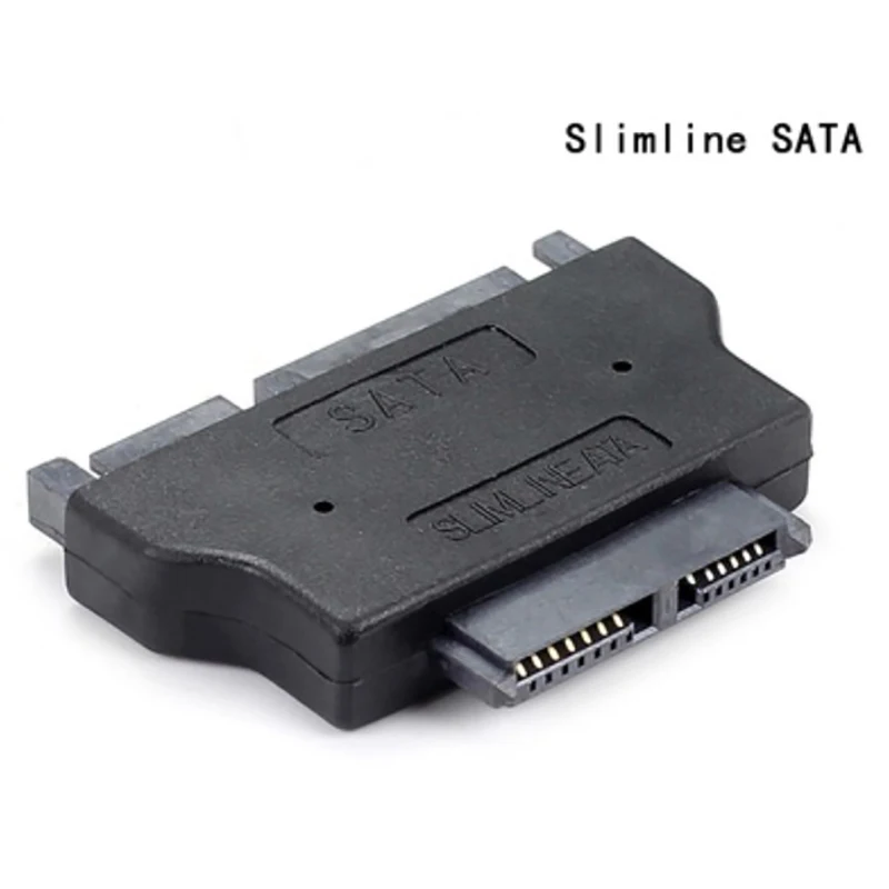 Slimline SATA 13Pin أنثى إلى SATA 22Pin ذكر محول المسلسل ATA 7 + 15 إلى سليم 7 + 6 دبوس تمديد محول #3
