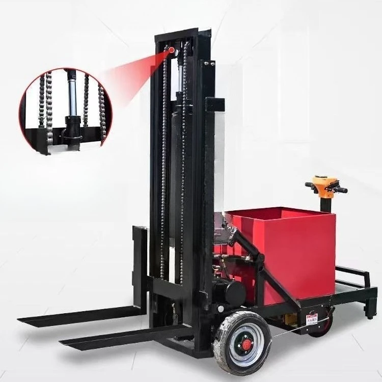 Electric forklift four-wheel drive hydraulic loading and unloading truck stacking truck 2 tons 3 tons automatic lifting truck
