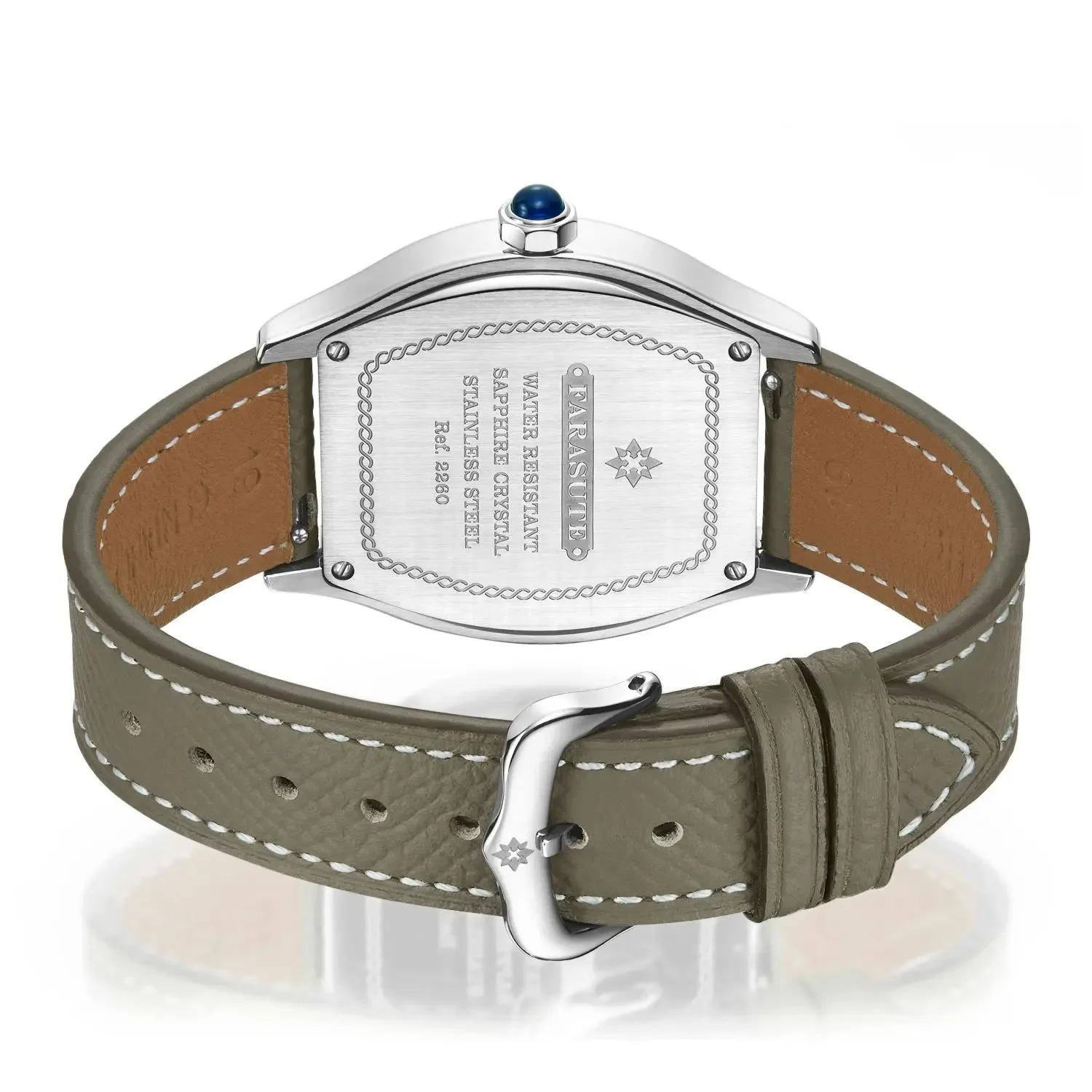 FARASUTE 남자 자동 시계 36mm * 44mm Tonneau 케이스 점프 시간 기계식 손목 시계 사파이어 3ATM 방수 ST17 Mov