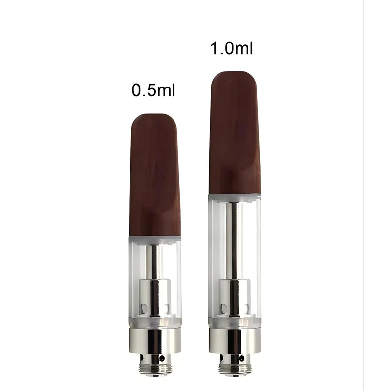 10 قطعة خرطوشة Vape الزجاجية الكاملة 0.8 مللي/1.0 مللي سعة ملف إيراميك فارغ 510 موضوع المتاح البخاخة السجائر الإلكترونية #2