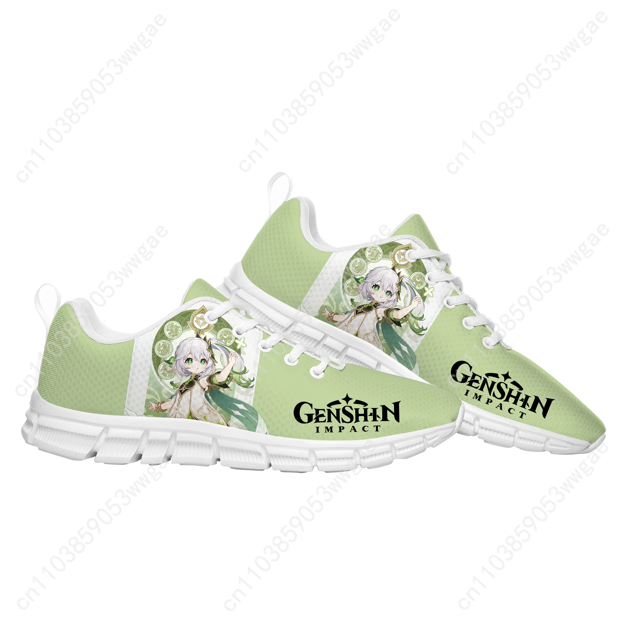 Genshin Nahida Sneakers Mens Womens Teenagers Personalized Sports Shoes Casual Fashion Comfortable High Quality Customized Shoes