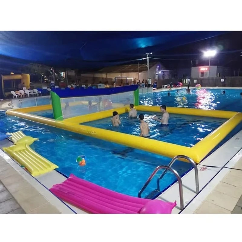 Water Sports Pool Floating Games Inflatable Volleyball Pool Volleyball Court