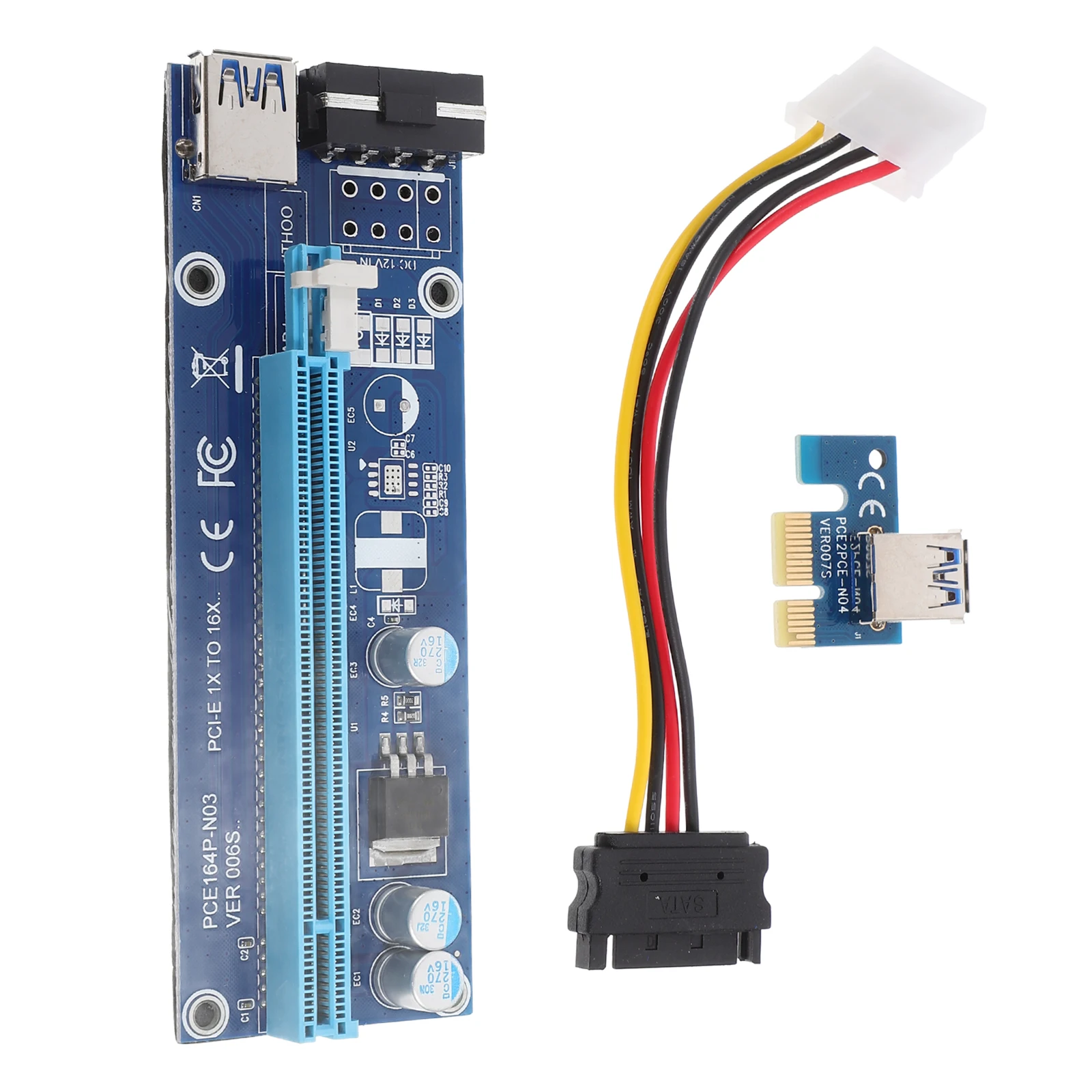 

1 комплект удлинителя Pci-E от 1X до 16X, адаптер для майнинга, без драйвера, светодиодный индикатор, предохранитель, 4 отверстия, стабильная установка, Gpu