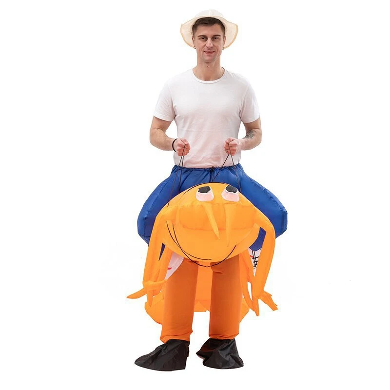 Funny Shrimp Inflatable Cosplay Costume Activities Toys Stage Show Activity Suit Halloween Cosplay Costume