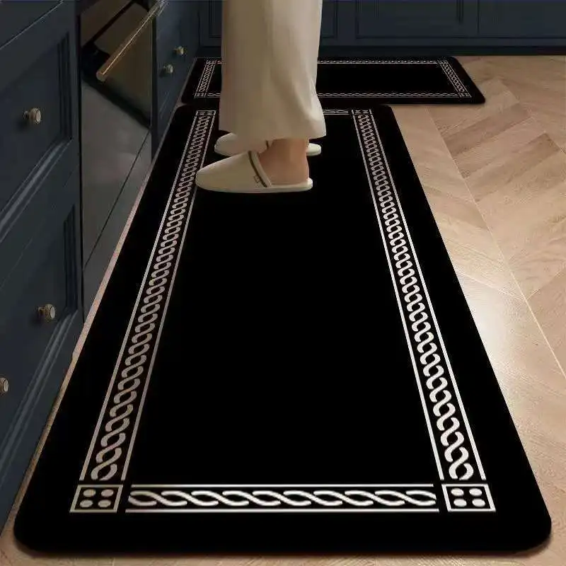 VIKAMA Kitchen-Specific Floor Mat Water-Absorbing And Oil-Absorbing Anti-Slip Foot Rug No-Wash Diatomite Carpets For Home Decor