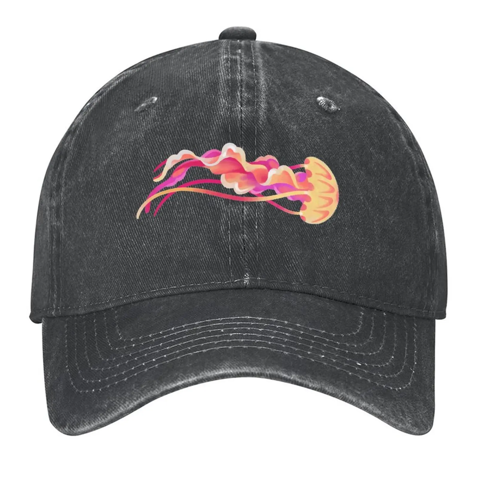 

Jellyfish Day Baseball Cap sailor cap for men Hat men Golf Hat Man Icon Golf Men Women's