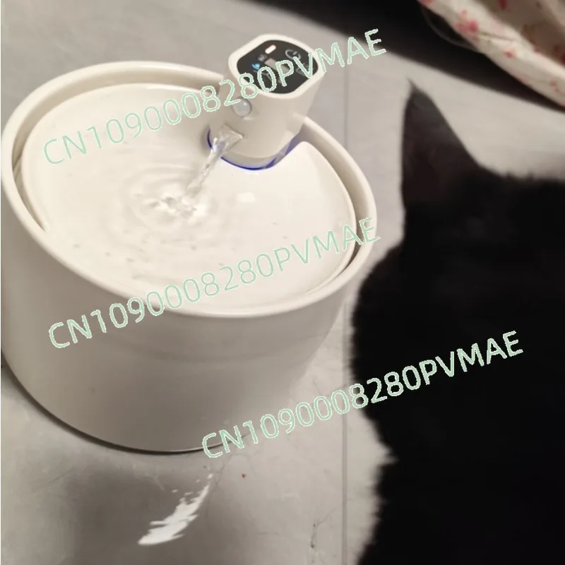 Automatic Ceramic Pet Water Dispenser - Unplugged Circulating Flow Dog Cat Drinking Bowl