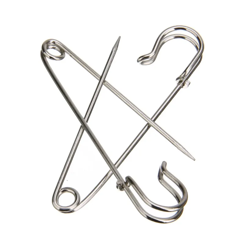 12pcs Large Heavy Duty Stainless Steel Big Jumbo Safety Pin Blanket Crafting for Making Wedding Bouquet Brooch DIY Decoration