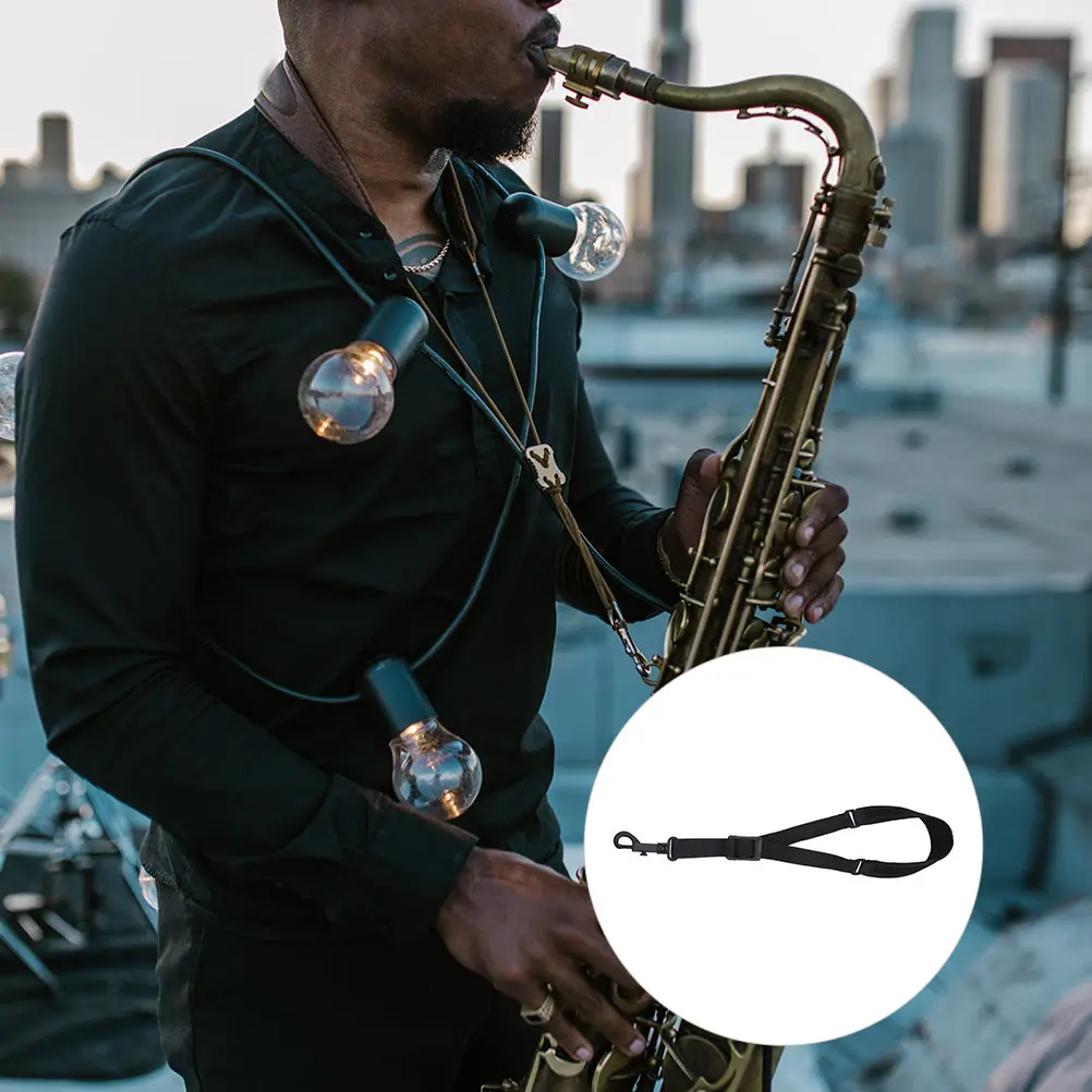 

Saxophone Strap Tenor Harness Neck Shoulder Alto Cotton Adjustable Belt Accessories for