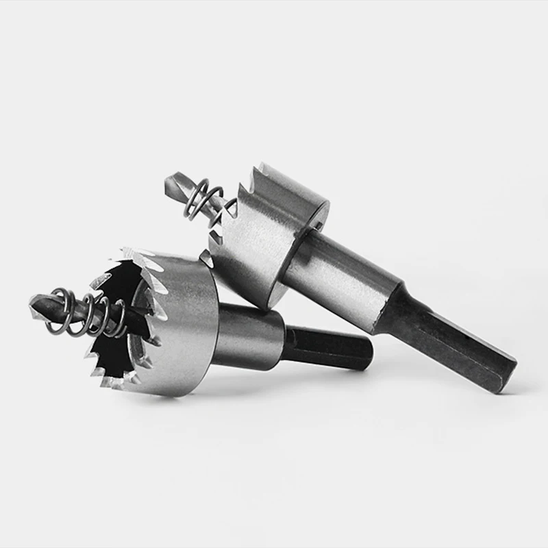จัดส่งฟรี KaKarot HSS เจาะรู Bit Hole Saw คาร์ไบด์เคล็ดลับสแตนเลสโลหะเจาะเหล็กความเร็วสูง12-80มม.