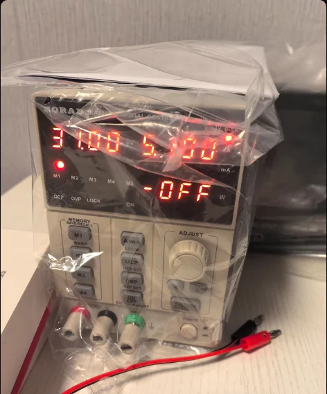 Adjustable Linear DC Power Supply KD3003D KD3005D, 30V/5A Regulated Output for Laptop and Phone Repair
