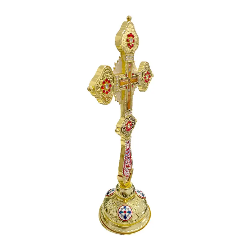 Jesus-Kreuz Orthodoxes Griechisch-Orthodoxes Kreuz Segenskreuz Religiöse Artikel Katholische Kirchendekoration Brustkreuz – Detail 3
