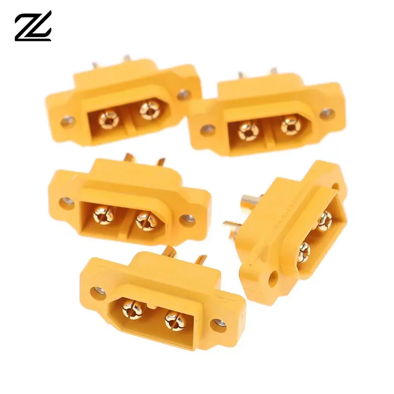 5pcs AMASS XT60E-M Mountable XT60 Male Plug for RC Drone Racing Fixed Board