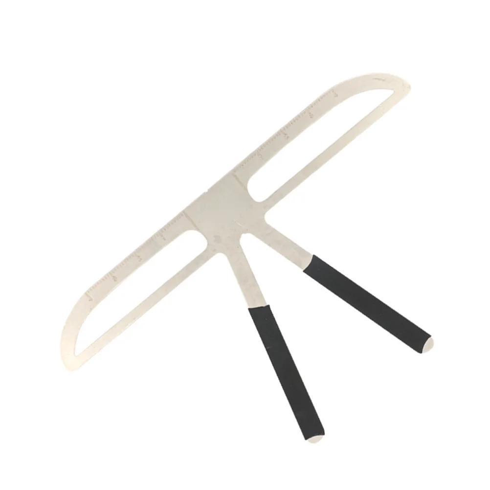 Professionele wenkbrauwstencil-liniaal Herbruikbare driepuntsbalanspositioneringsset voor symmetrische natuurlijke wenkbrauwen Gemakkelijke make-up