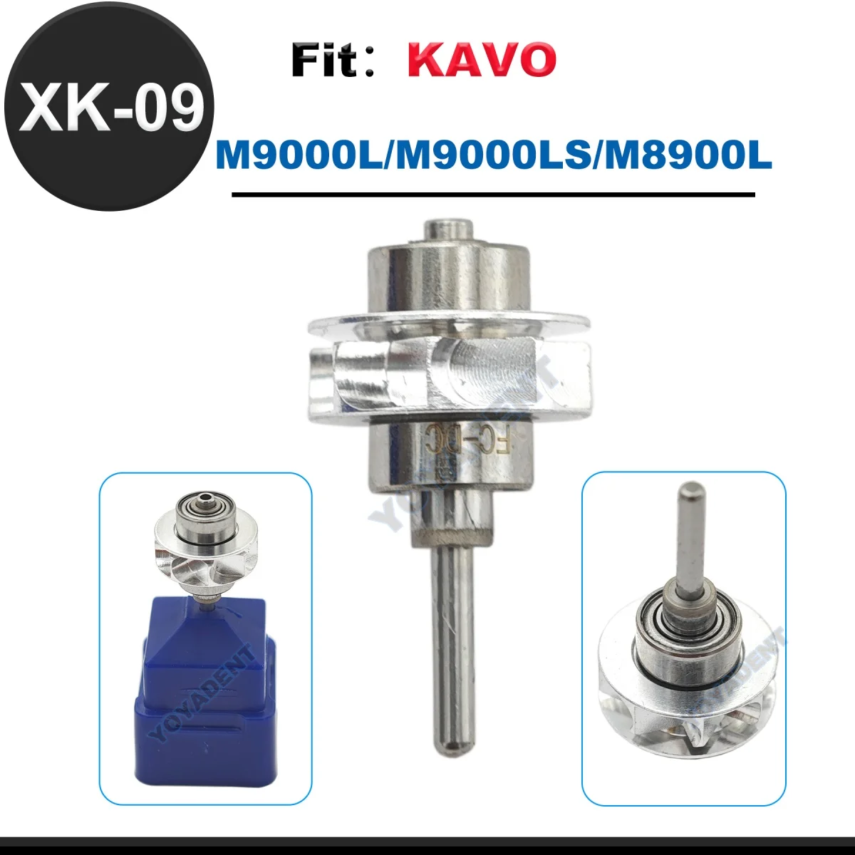 

Dental Turbine Cartridge Air Rotor Fit KAVO M9000L/M9000LS/M8900L High Speed Handpiece Accessories