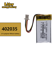 3.7V 300mAh 402035 Lithium Polymer Battery For DVR Video Registrator 70mai Dash Cam YI Mini Dash Camera MI Drive D06