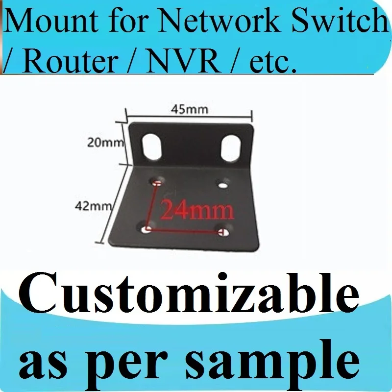 Suitable for TP-LINK TL-SF1024S16S 1024T SG1024DT switch ear bracket hanging ear, Welcome to Customize, Only 1pcs