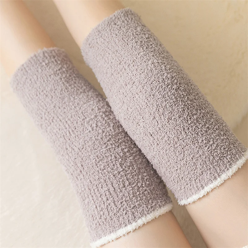 Solid Color Women Keep Warm In Winter Knee Socks Elastic Nursing Female New Socks Women Comfortable Cute Knee Socks