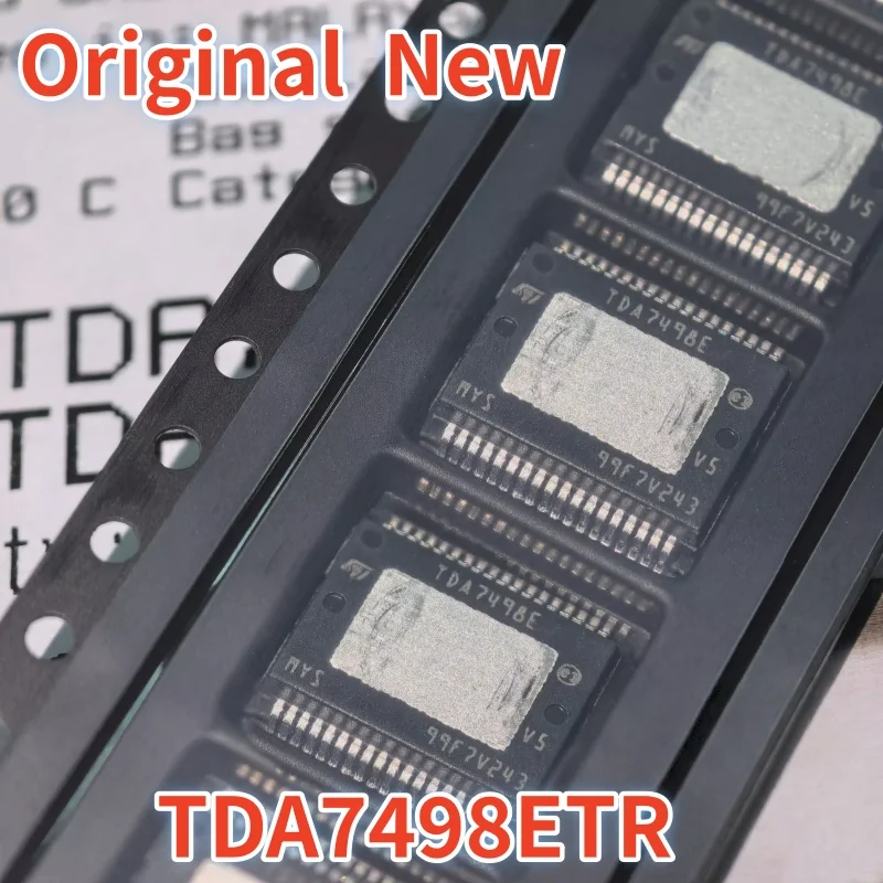 5-個の本物の新品オリジナル-tda7498e、tda7498etr