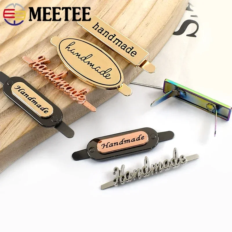 10/20Pcs Metal Decorative Buckles for Bag Handmade Tag Labels Purses Clothes Handcraft Clasp Button DIY Hardware Accessories view 6