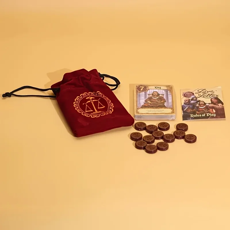 Kaartspel met liefdesbrief - Renaissancestrategie en aftrek voor 2-6 spelers