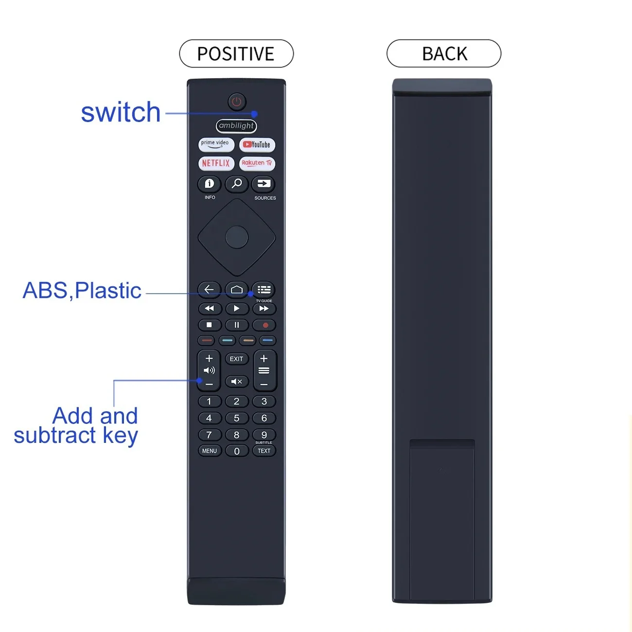 BRC0984501 For Philips Android Smart Network TV Remote Control 398GR10BEPHN0041BC 4K UHD Android TV 43/50/55PUS7906/12 image 5