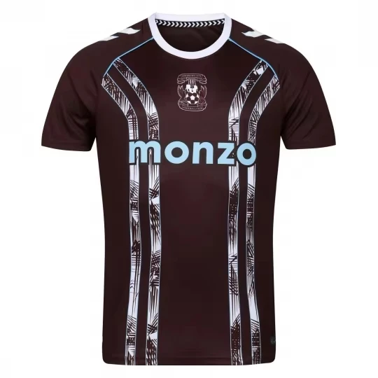 2026-27 Neues Coventry City Herren Fußballtrikot 3D-Druck Familien-Partnerlook Y2K Übergroßes Lässiges Schnelltrocknendes Fan-T-Shirt – Detail 10