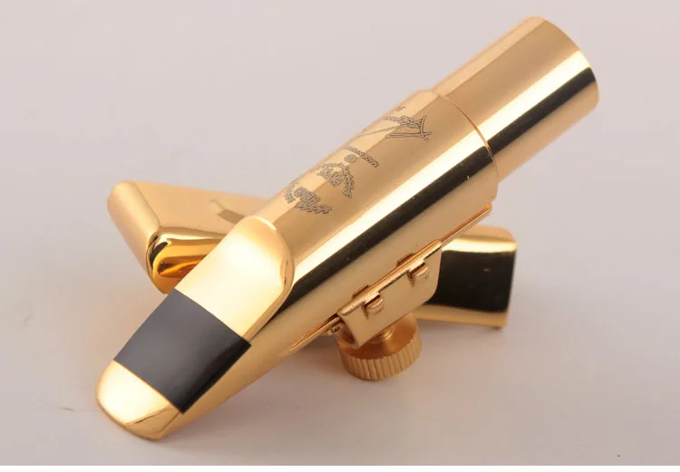 New MFC Professional Tenor Soprano Alto Saxophone Metal Mouthpiece Advanced Gold Plating Sax Mouth Pieces Accessories