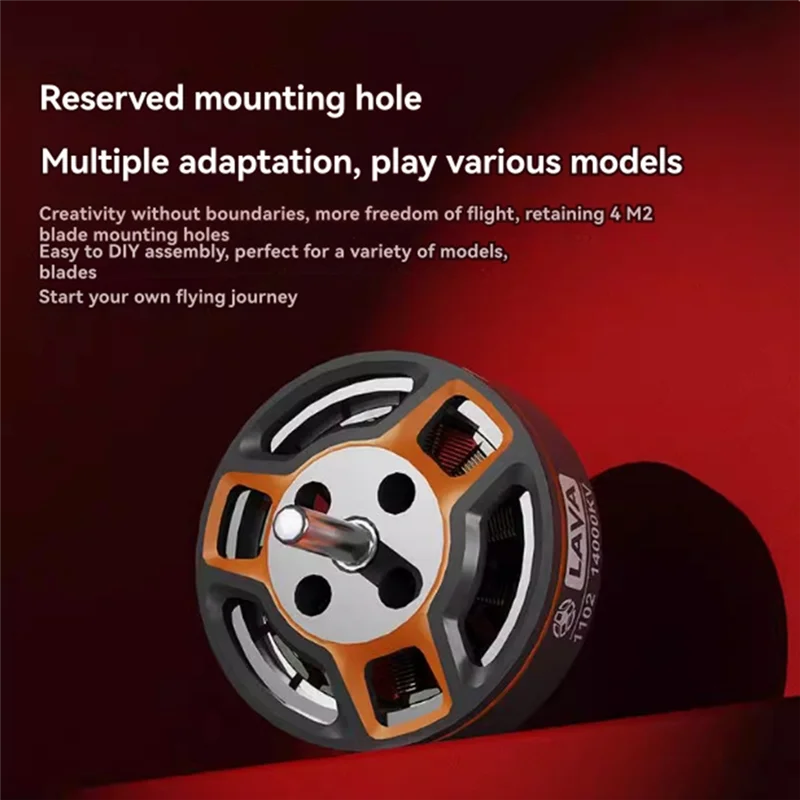 A93p para betafpv lava 1102 14000kv motor sem escova 44mm cabo motor de alta impulso forpavo femto bwhoop quadcopter rc fpv drone