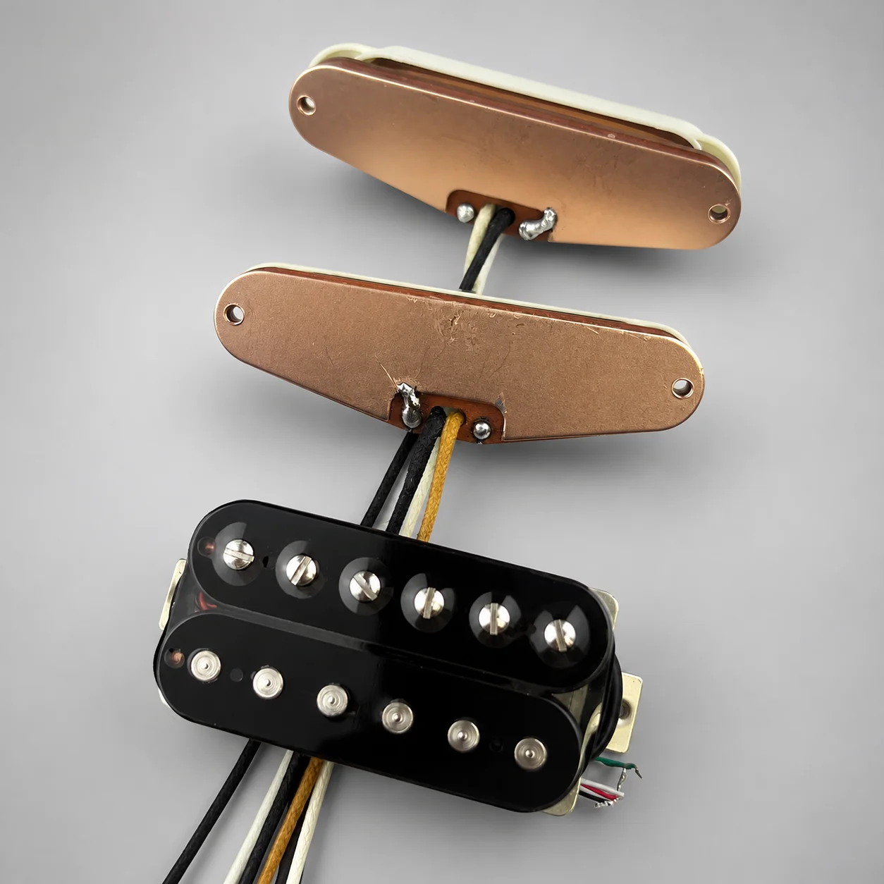 SSH Pickups Set (3 Pickups) - Single/Single/Humbucker for Electric Guitar, Powerful Output & Versatile Tone