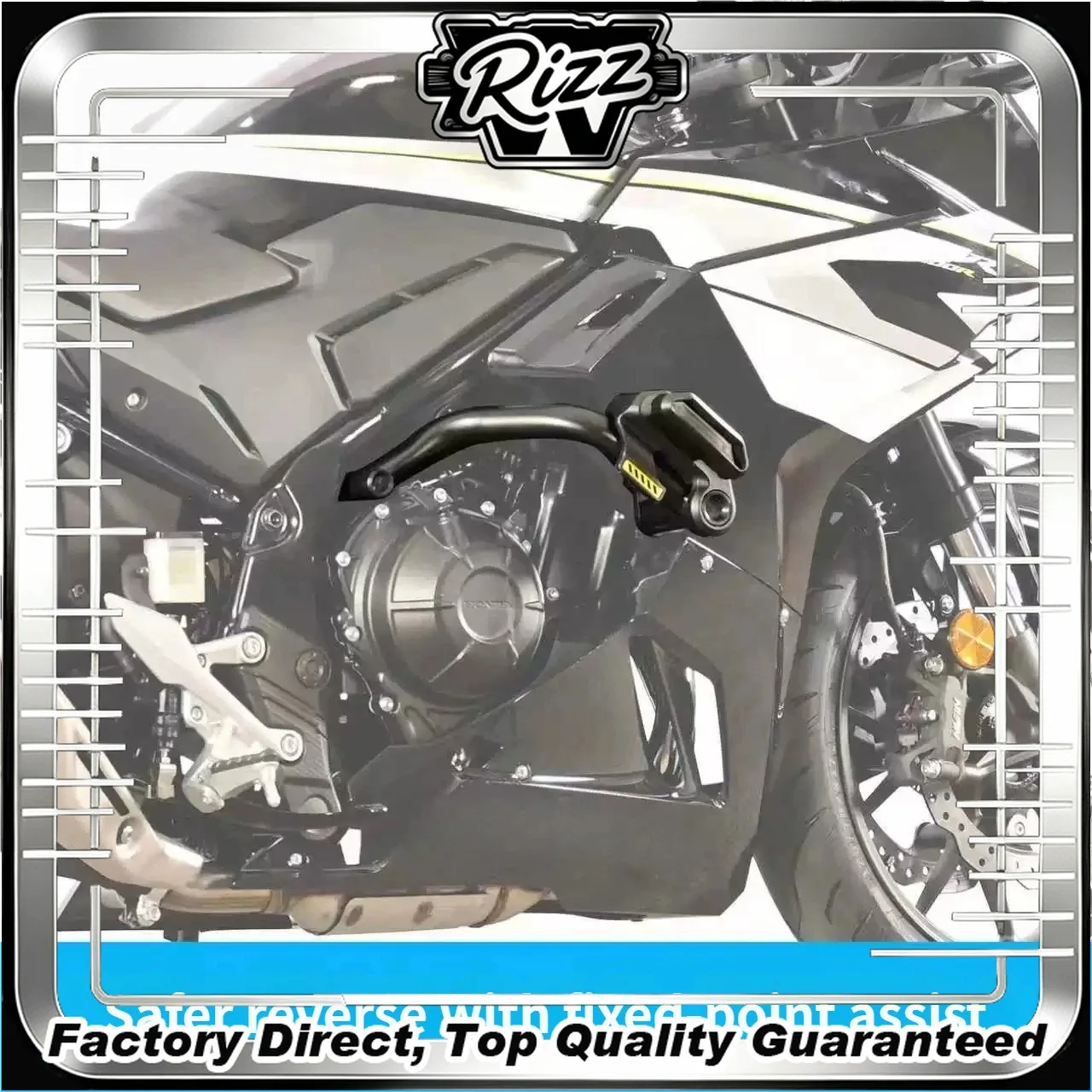 FOR CBR400R CBR500R High-Strength Safety Parts Load-Bearing Bumper Rustproof Crash Bar Impact Protection Motorcycle Accessories