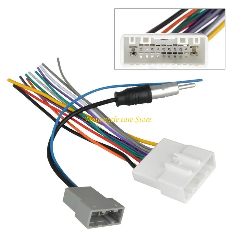 U75F Car Radio 20 Pin Harness Adapter for 70-7552 Cube Wire Plug Cable