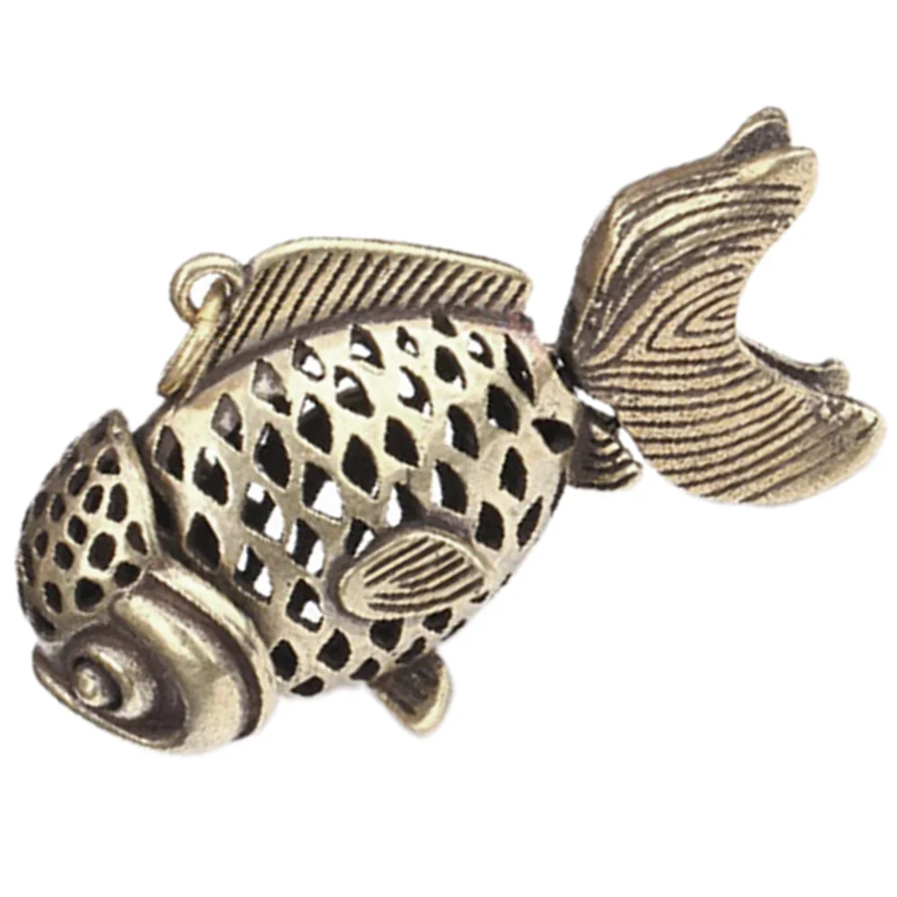 

Brass Vintage Sculpture Decoration Home Office Gift Statue For Bedroom Living Room Farmhouse Modern Decor Brass Fish Sculpture
