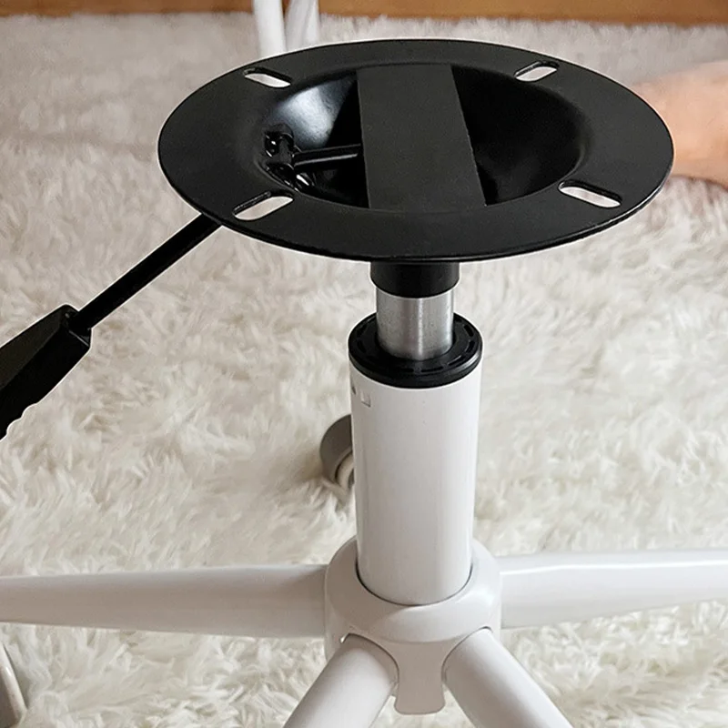 팔걸이 접이식 회전 컴퓨터 의자 인체공학적 사무용 의자 넓은 좌석 작업 학습용 현대적인 스틸 다리 홈 게이밍 책상 의자