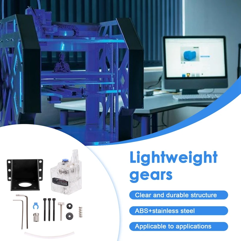 A76F-BMG Transparent Extruder For Chiron Vyper, 3D Printer Accessory 3D Printer Transparent Extruder