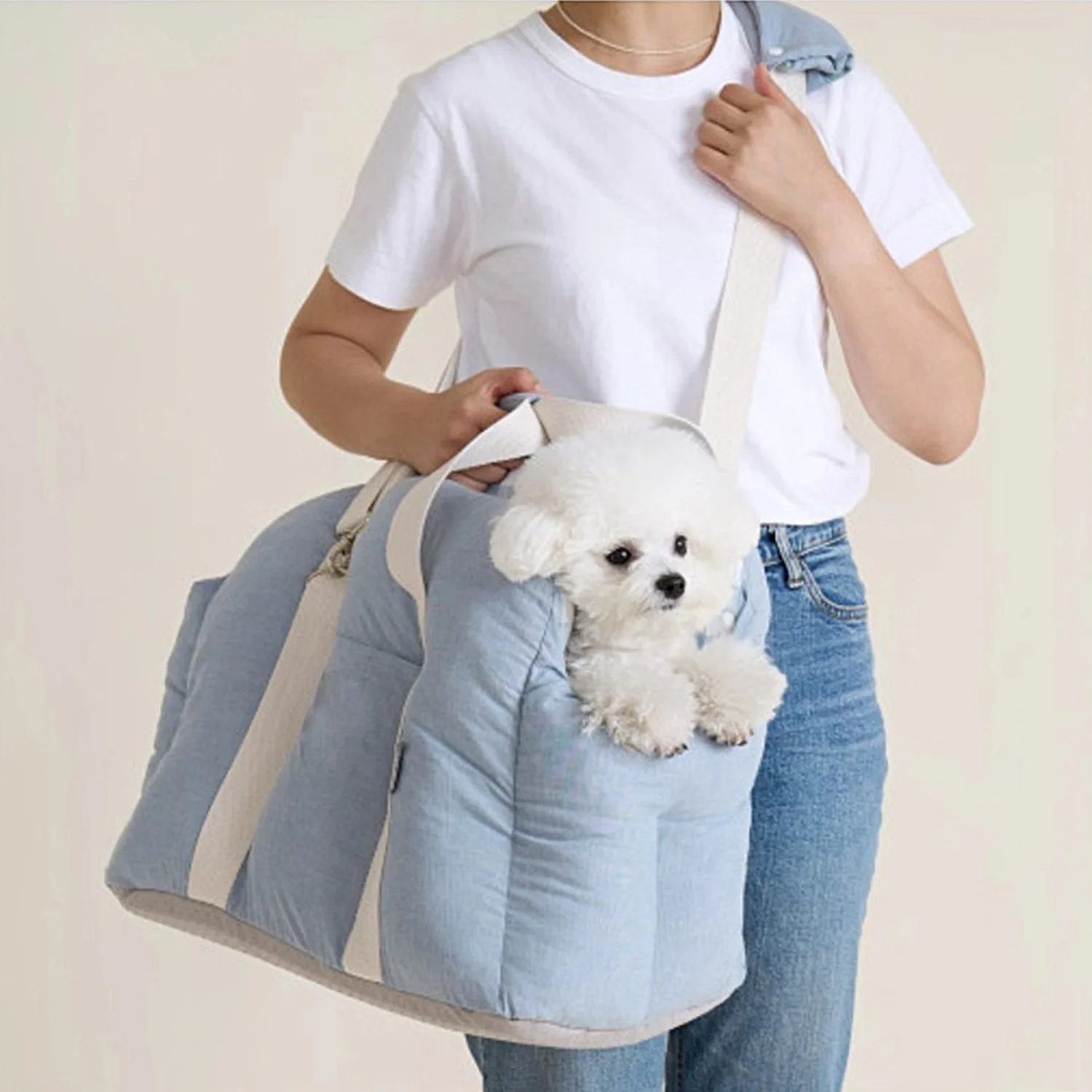 Pet going out convenient oblique span pet bag shoulder bag cat bag small dog backpack pet travel artifact