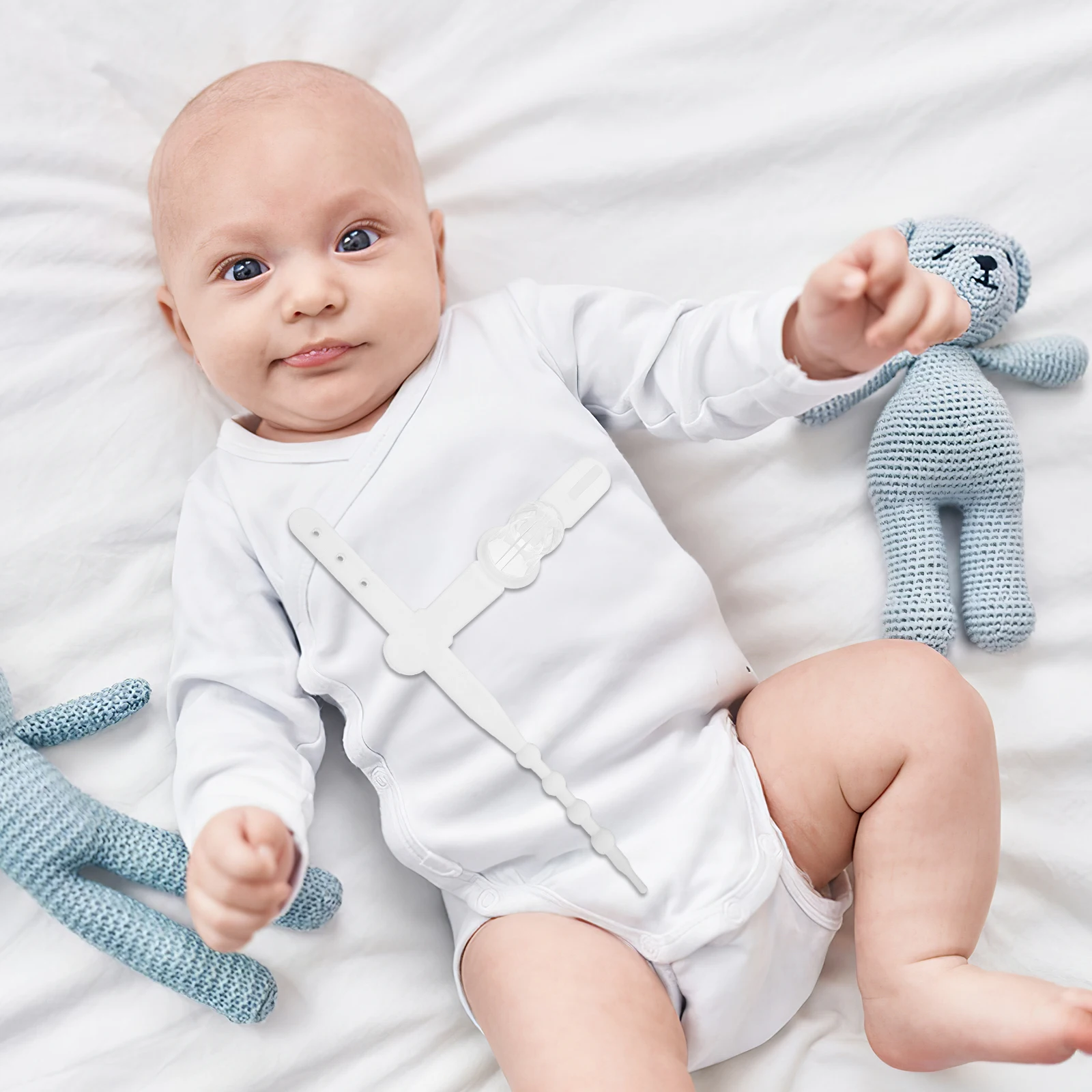 

Soft Silicone Teething For Infants Thumb Sucking Prevention Safe Durable Gum Massage Soothers Anti Sucking Guard