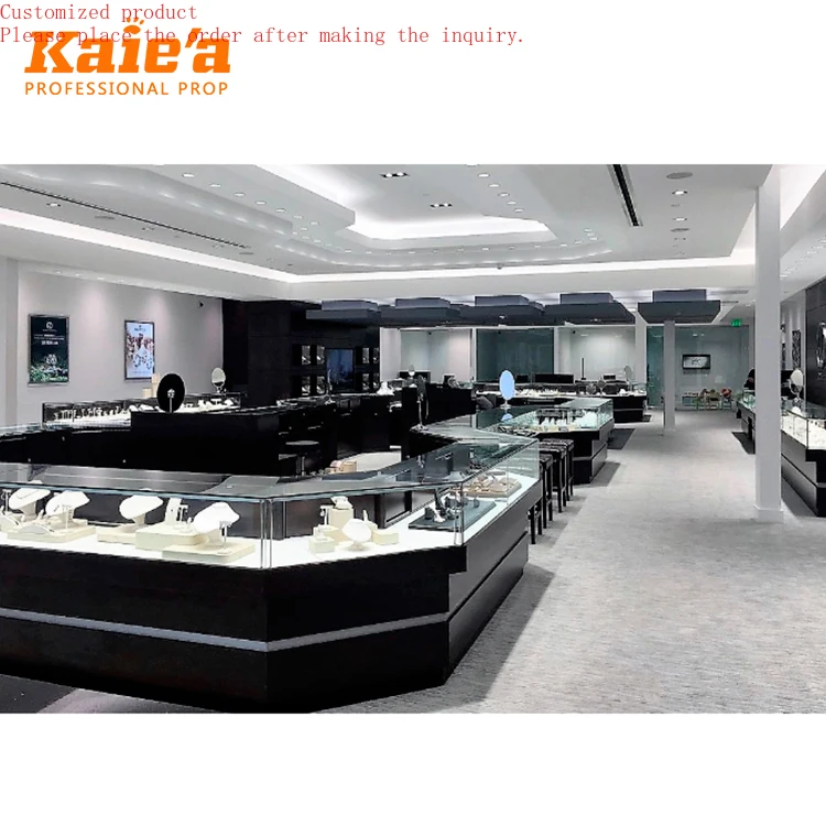 

Watch Shop Counter Glass Showcase for Watch Modern Jewelry Shop Design Showcase Jewelry Display Rack