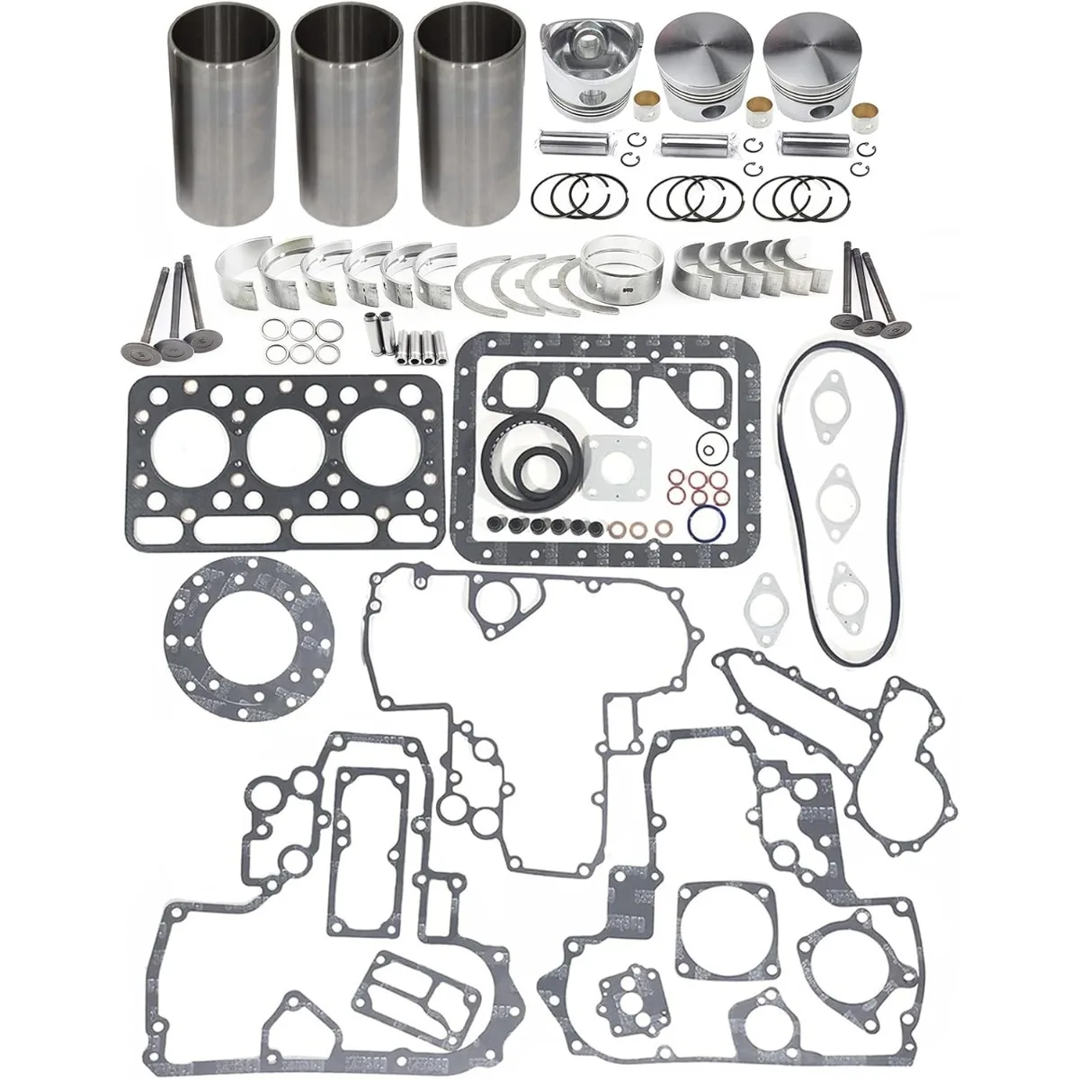 

D1102 Overhaul Rebuild Kit For Kubota Engine L2050DT L235DT L2350 L235F Tractor Parts