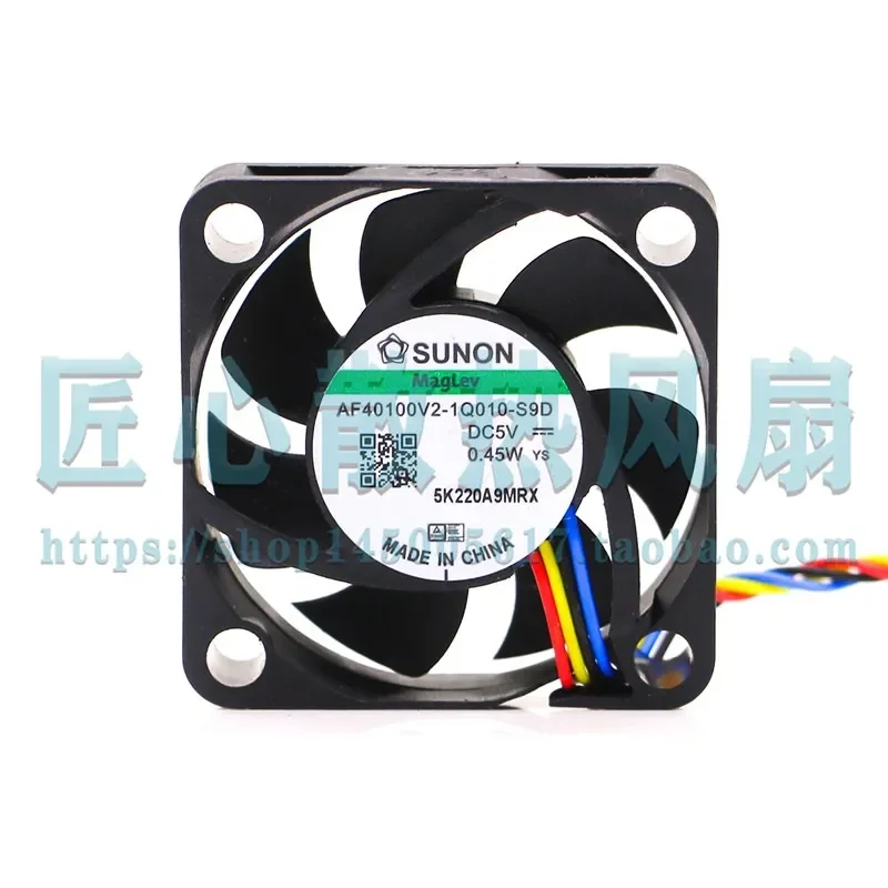 

for Jianzhun SUNON AF40100V2-1Q010-S9D 5V 0.45W 40x10mm 4-Wire DC Cooling Fan