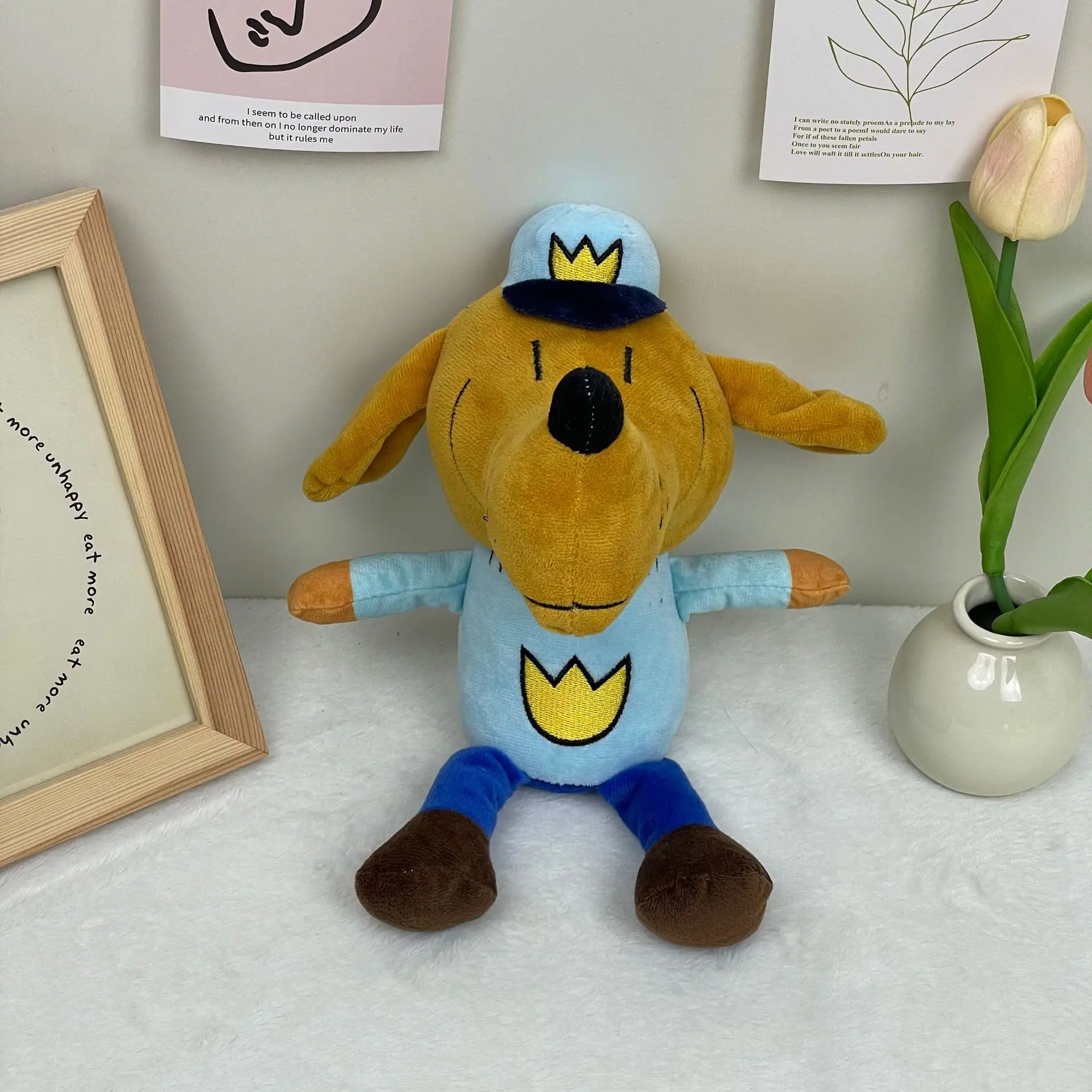 Nowy 25cm Stitch Cute Dog Man's Plush Toys Doll Dogman Plush Soft Stuffed Cartoon Animals Toys Prezenty dla dzieci Urodziny dzieci