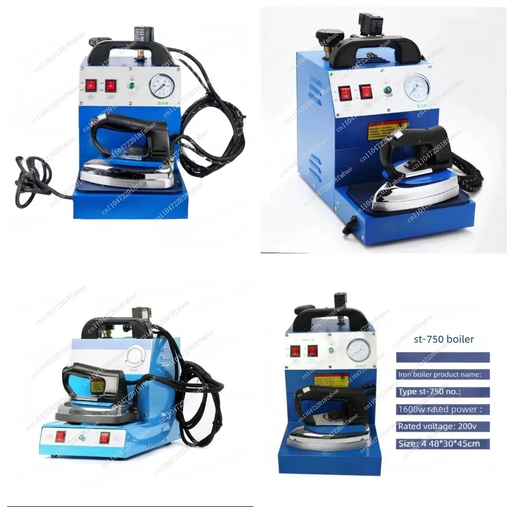 Electric Steam Iron with Hanging Bottle for Curtain Ironing, Pressure Heating Boiler