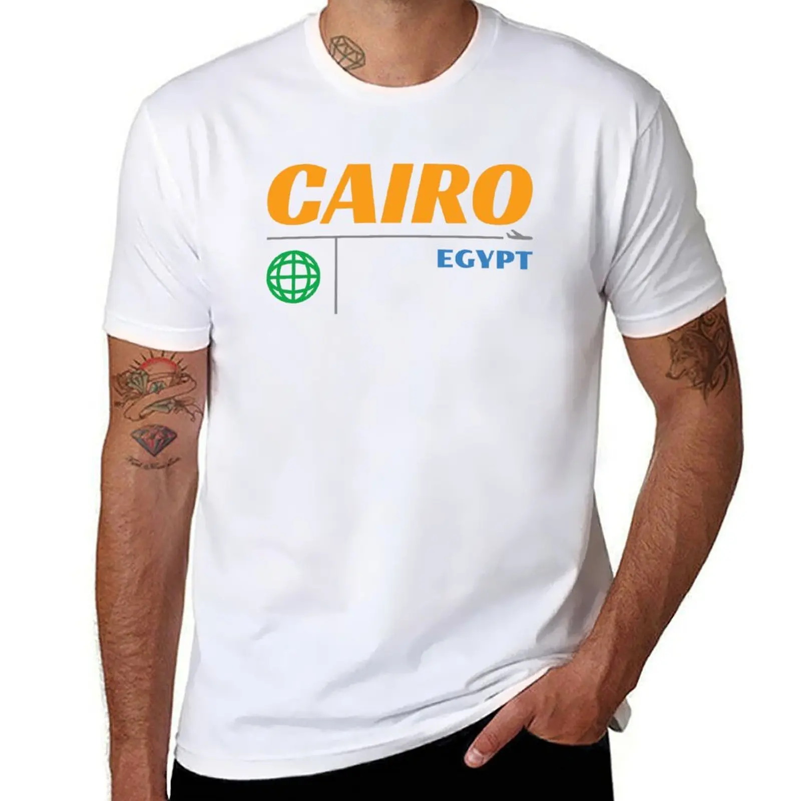 

Cairo 1950s Retro T-Shirt cotton t shirt man mens graphic t shirts