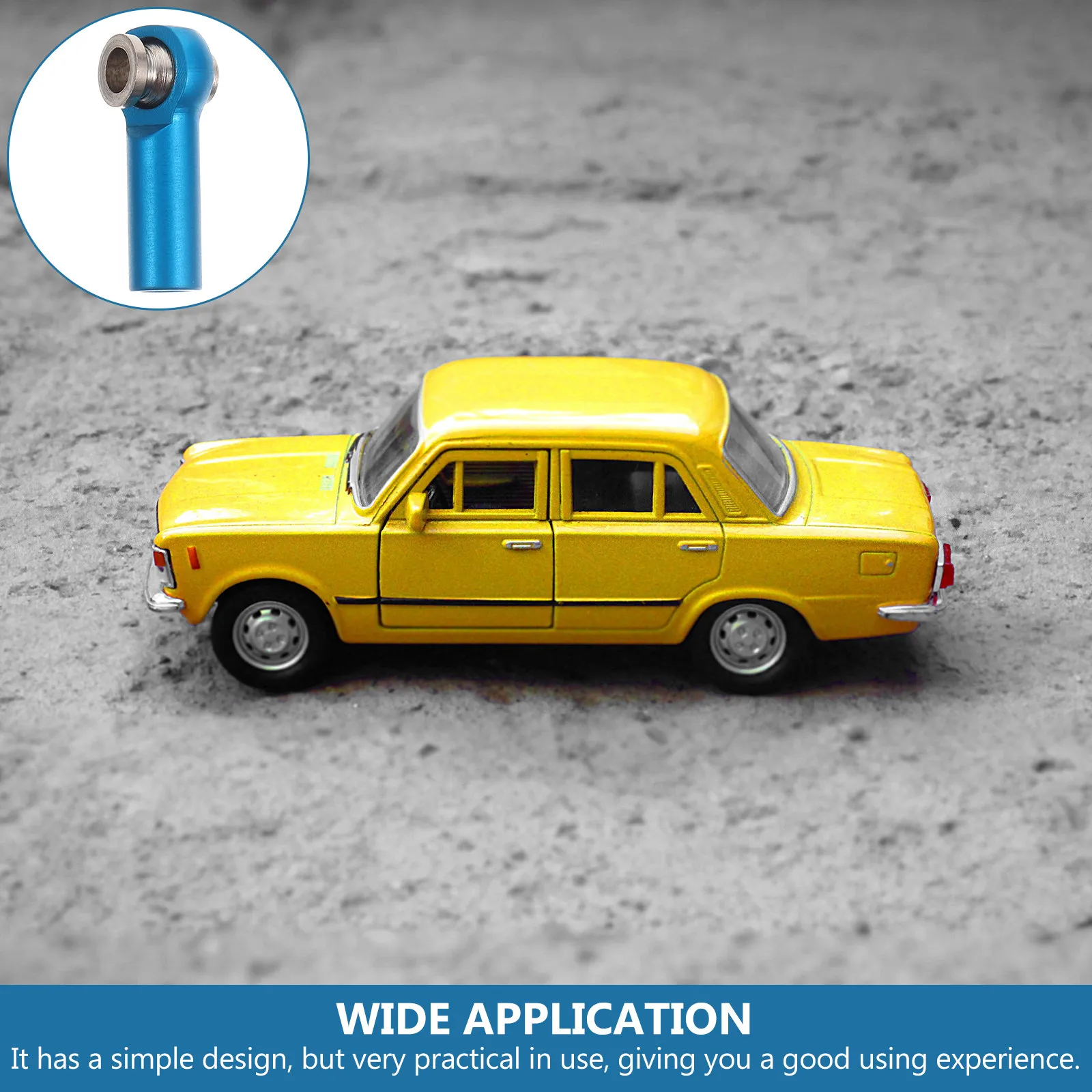 

10Pcs Aluminum Alloy M3 Ball Joint Rod for Telecar Machinery Heavy-Duty Load Bearing Impact Resistant Link Tie Rod End Ball Head