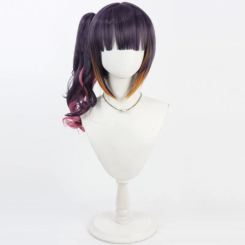 Hololive EN Ninomae Ina'nis cosplay wig detachable ponytail Halloween gift