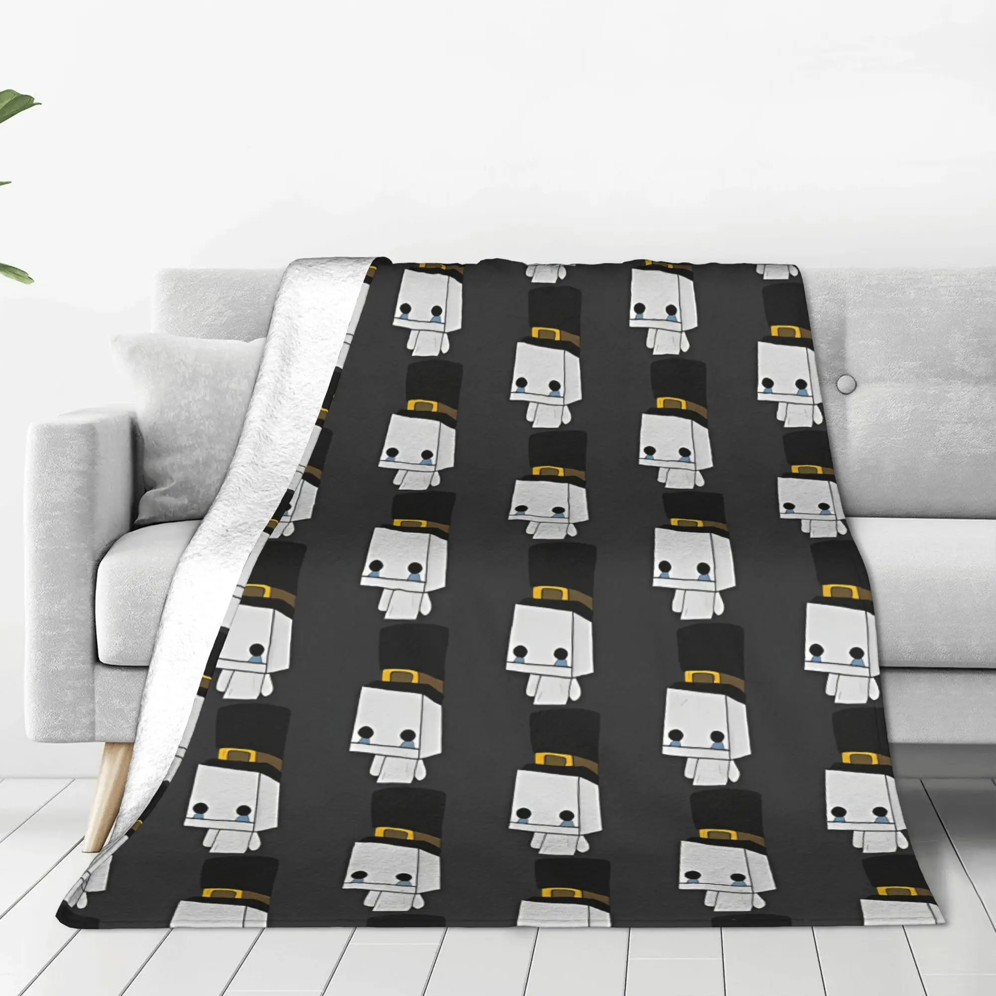 1PC Home Cutecore Hattie BattleBlock Theater Blanket Super Cosy Plush Home Living Room Sofa Halloween