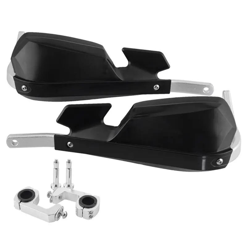 For Street Bikes& Off-Road Motorcycles Compatible Aluminum Alloy Curved Handlebars Motorcycle Windproof Handguard