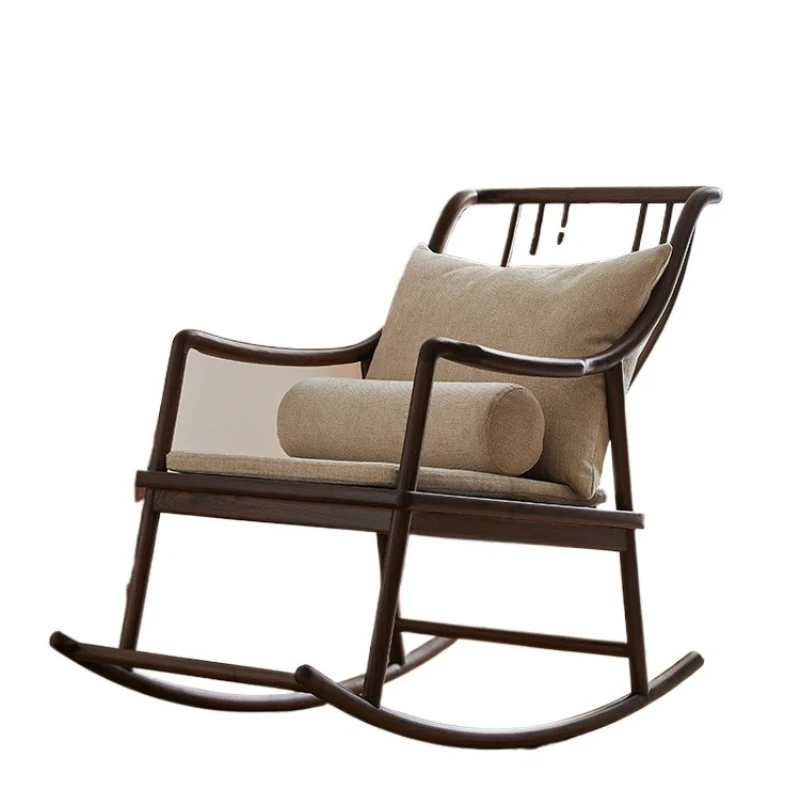 

Reclining chair light luxury high-end sitting and sleeping dual-purpose rocking chair bench can sit and lie down